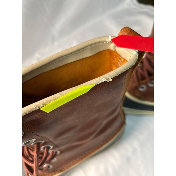 Sorel Womens Waterproof Leather Winter Boots Size 8 Brown READ - Picture 11 of 15